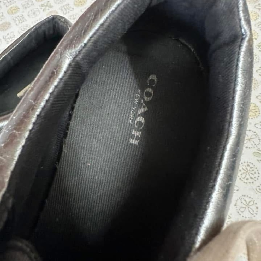 Coach Black and White Sneakers - Picture 6 of 9
